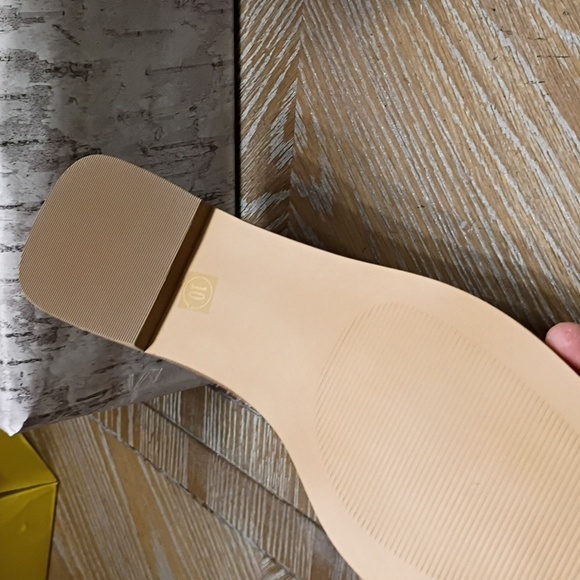 Steve Madden Handy White Leather Sandals Women's Sz 10 New 🆕 With Box - Picture 4 of 7